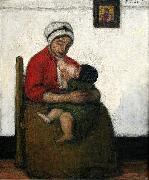 Jakob Smits Great Red Maternity Spain oil painting artist